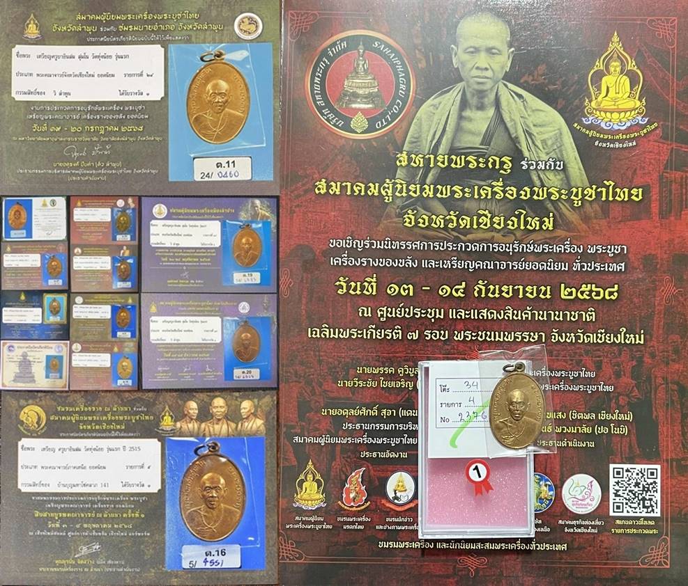 ครูบาอินสม วัดทุ่งน้อย ที่1 ( 13 แชมป์ )