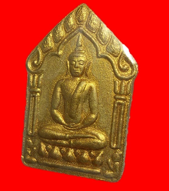 พระขุนแผนผงพรายกุมาร ปี 2546 หลวงพ่อสาคร ฝังตะกรุดทองแดงคู่ 2 ดอกองค์2