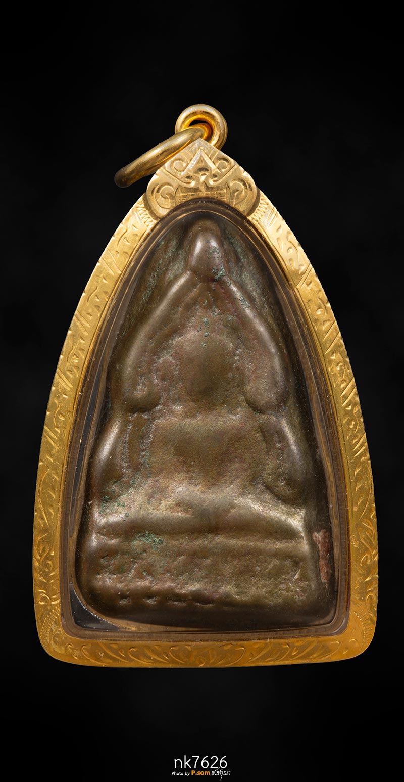 พระพุทธชินราช เนื้อเมฆสิทธิ์ พระครูลืม วัดอรุณราชวราราม 2459 มาพร้อมเลี่อมทอง