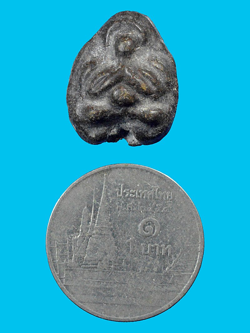 พระปิดตา เนื้อผง พิมพ์เล็กจิ๋ว ไม่ทราบที