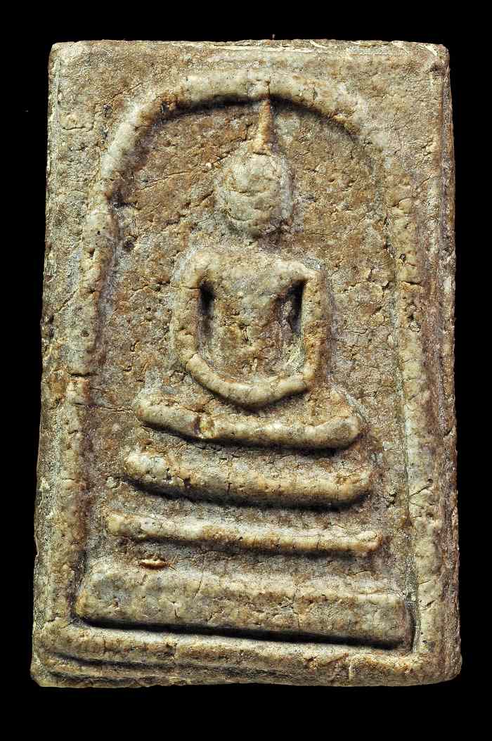 พระสมเด็จวัดระฆังพิมพ์ใหญ่สวยครบเครื่องทั้งพิมพ์เนื้อความเก่าธรรมชาติ