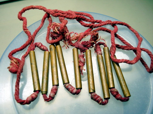 ตะกรุดเก่าล้านนา 9 ดอกไม่ทราบสำนักราคาเบาๆ ครับ