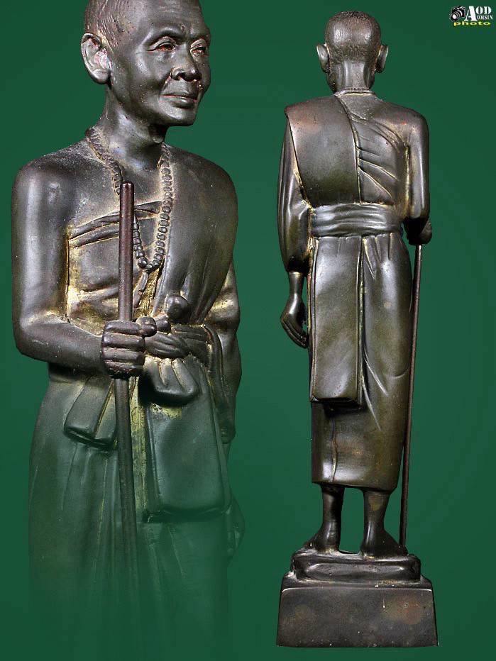 พระบูชาครูบาเจ้าศรีวิชัย วัดพันอ้น ปี 2521