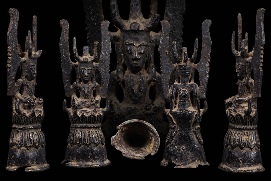 พระพุทธศิลปะพม่า-ไทยใหญ่เนื้อสำริดเงิน