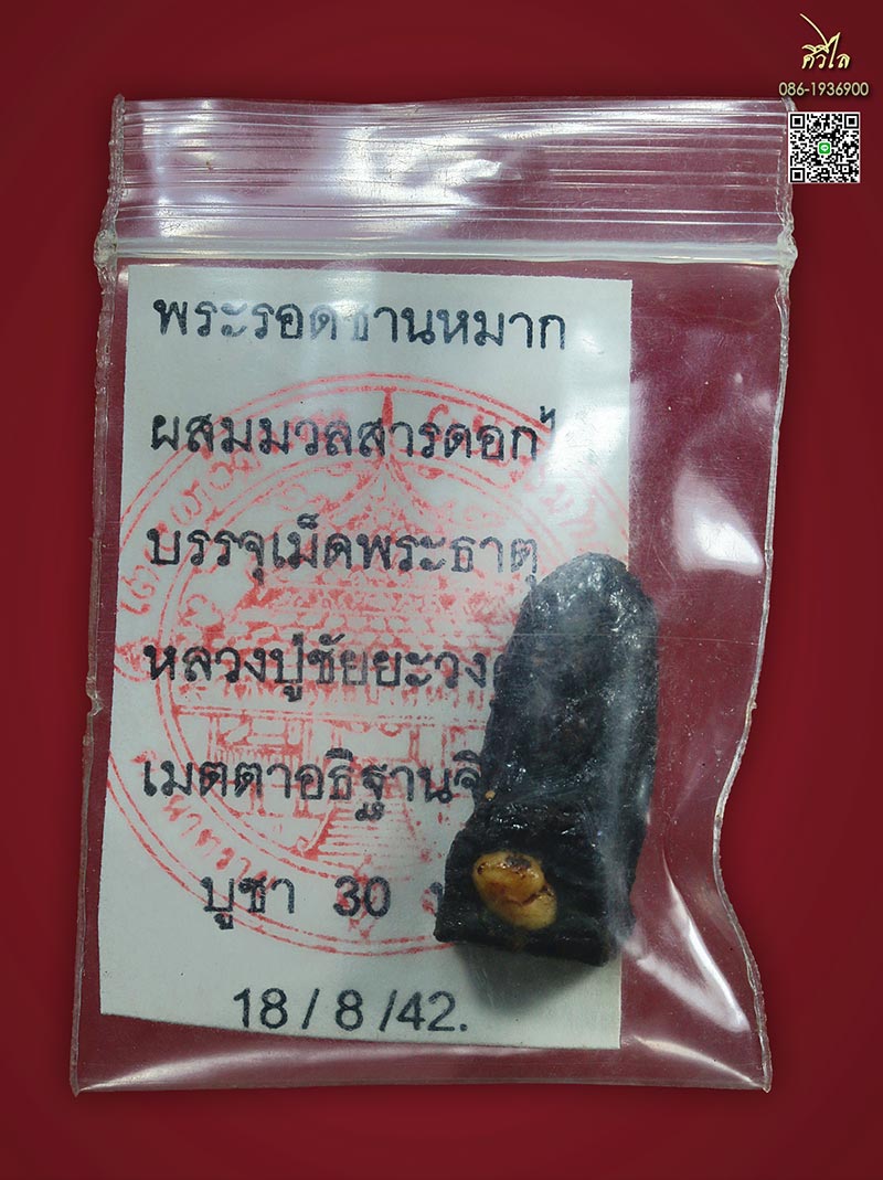 พระรอดชานหมาก ครูบาชัยวงศ์