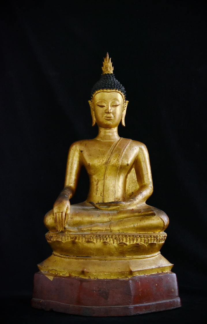 พระพุทธรูปเชียงแสนไชยปราการ ลงชาดปิดทอง