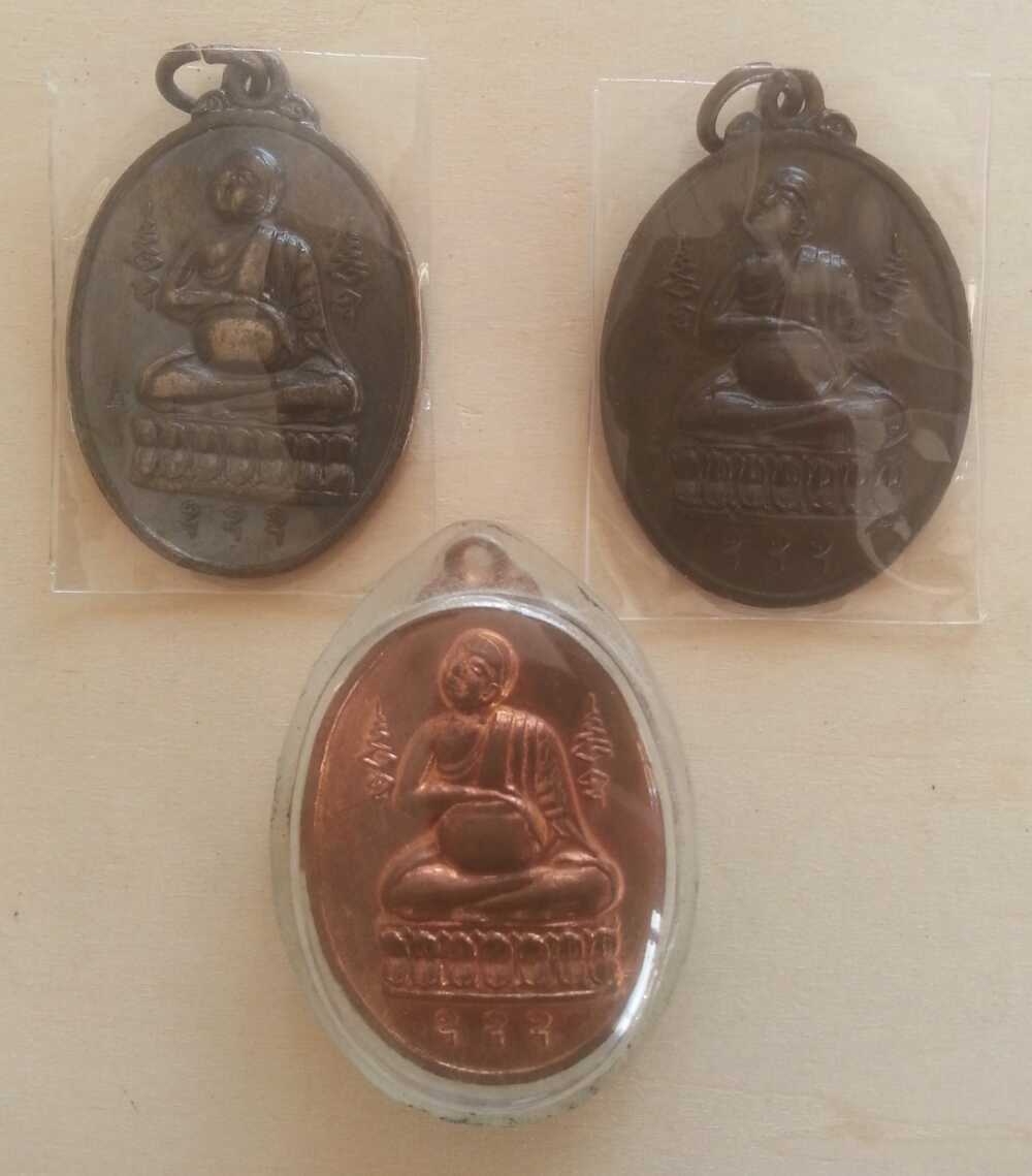 พระมหาอุปคุต วัดอัมราวาส ปี17 เทพเจ้าแห่งโชคลาภ ชุดเงิน นวะ ทองแดง