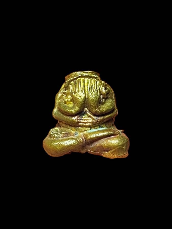 พระปิดตาโชคดี เนื้อทองจังโก(3)