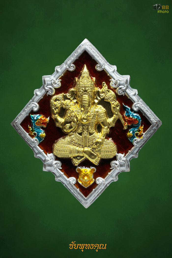 องค์พ่อพระศรีคเณศล้านนา หน้ากากทองคำปี66