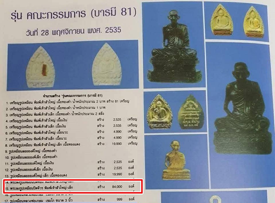 หลวงพ่อเกษม พระผงรุ่นบารมี81 ปี35(4)
