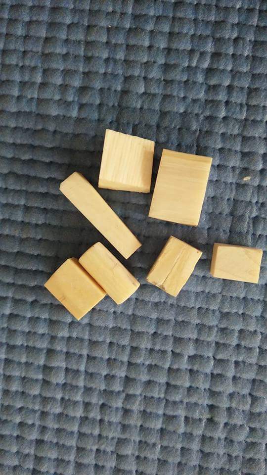 ชิ่นส่วนงา7ชิ้นเคาะเดียว650