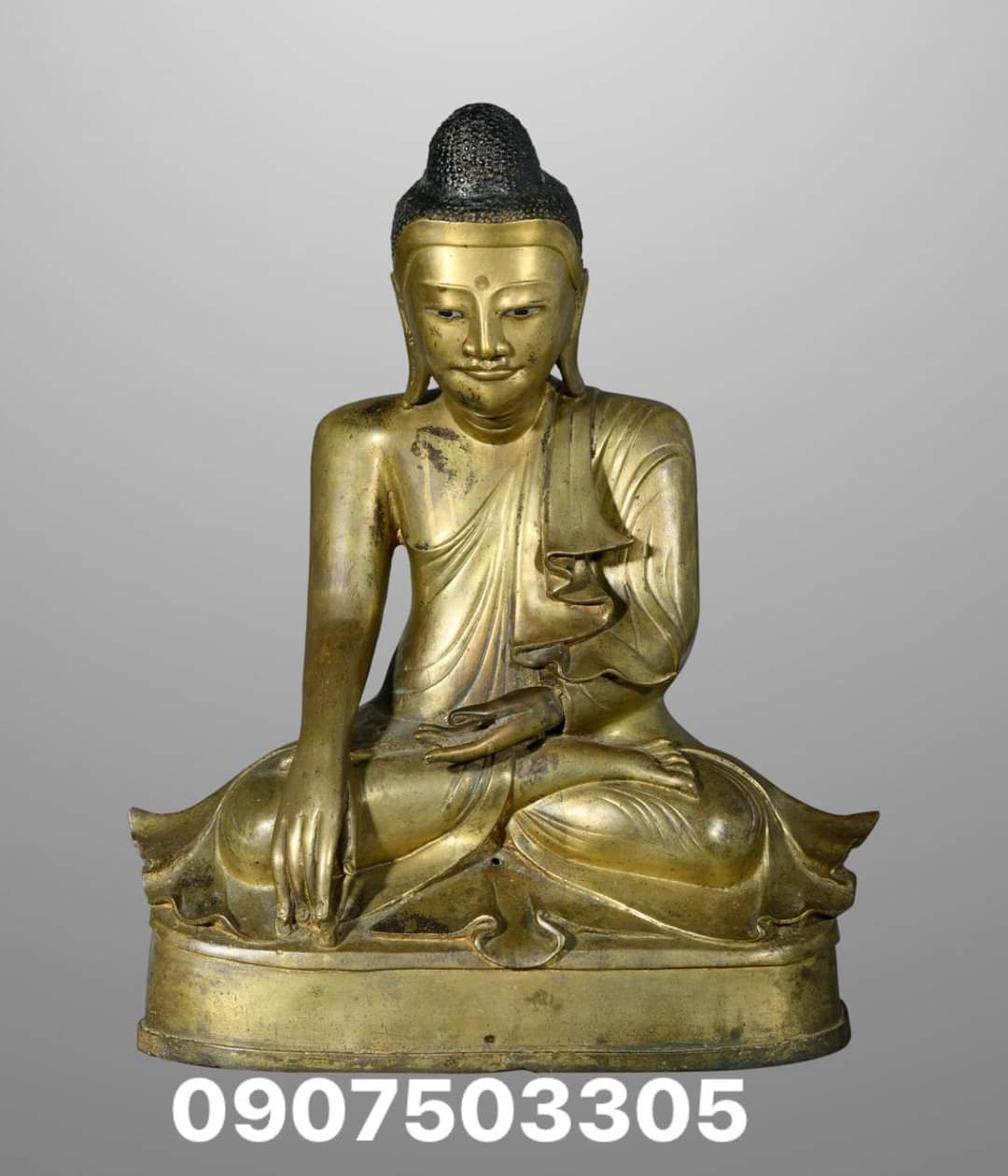 พระพุทธรูปศิลปะพม่ายุคสมัยมัณฑะเลย์
