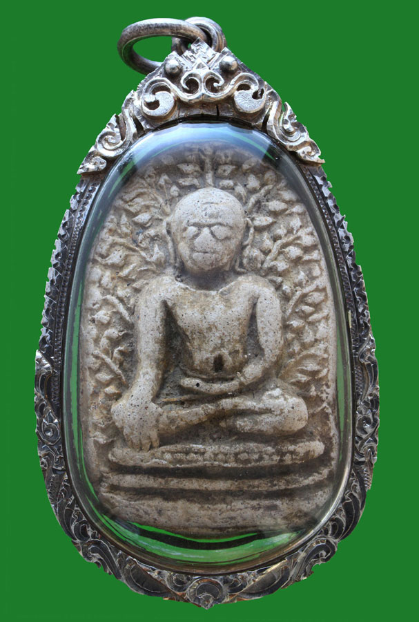 พระเปิมลำพูนเหลี่ยมเงิน เคาะเดียว
