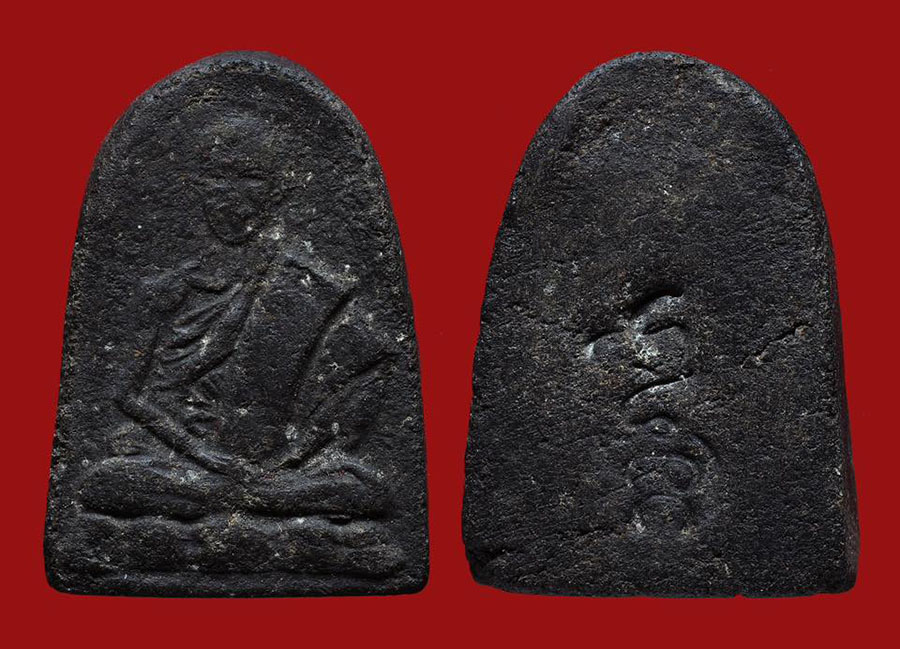 พระผงรุ่นแรกครูบาผาผ่า ปี2507  หางสั้น 