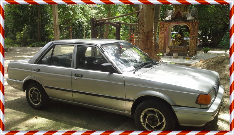 ขาย.เก๋งนิสสันปี 2533 พร้อมใช้ ( LPG+แอร์+วิทยุ)