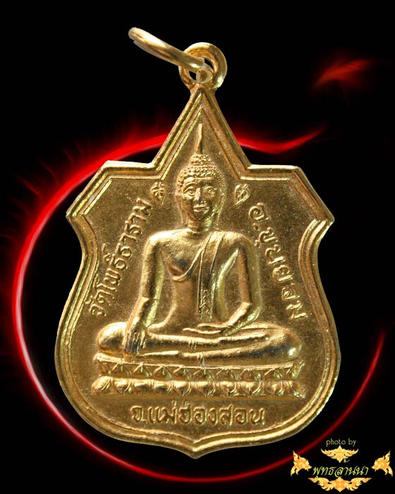 เหรียญพระพุทธ วัดโพธิ์ธาราม ขุนยวม 2549