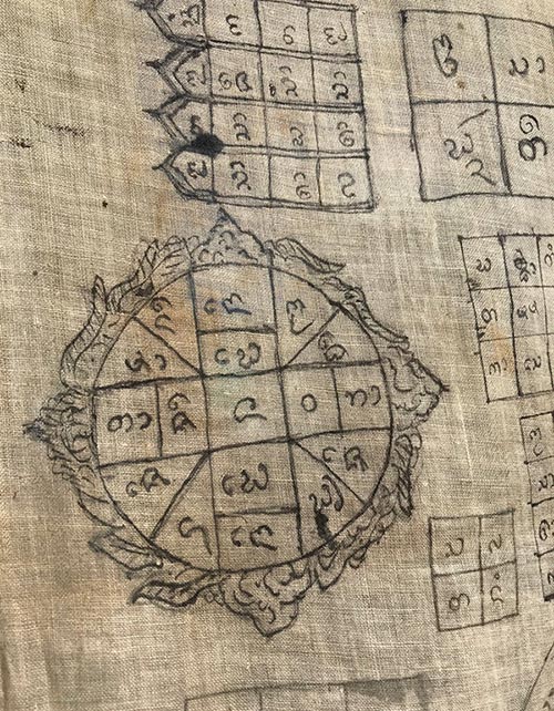 ผ้ายันต์ล้านนาผืนใหญ่