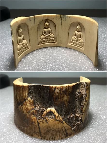 งาแกะพระพุทธ๓พระองค์