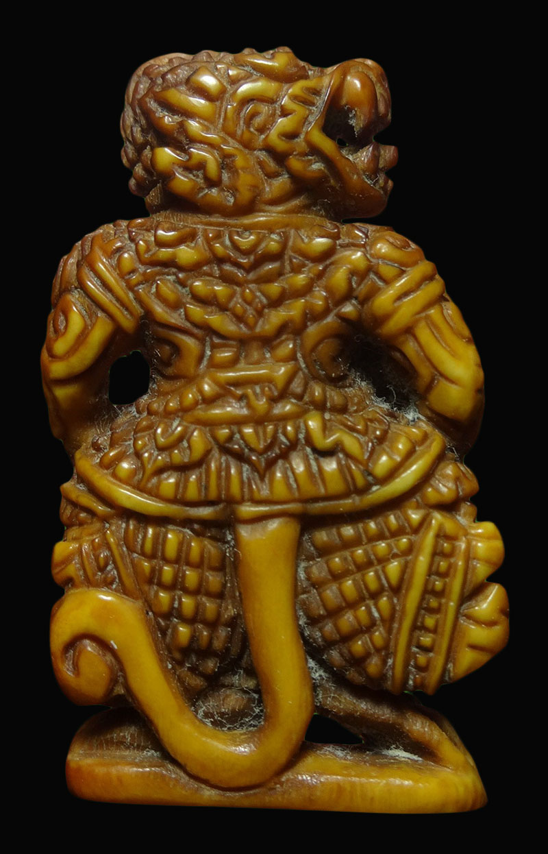 หนุมาน 4 กร งาแกะ ศิลปชั้นครู