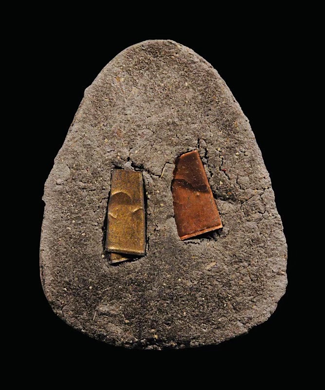 พระปิดตาฝังตะกรุด2ดอก หลวงพ่อดำ นราธิวาส