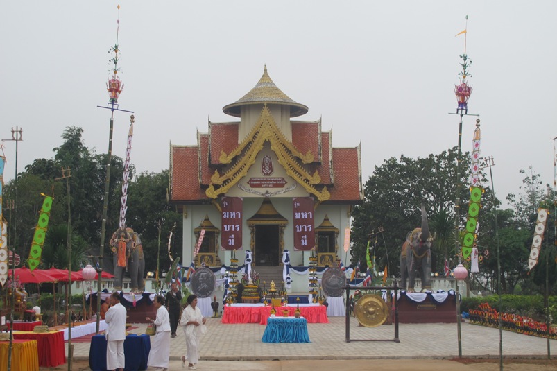 พิธีบวงสรวง เททองนำฤกษ์ สมเด็จพระนเรศวร รุ่น มหาบารี  อ.เวียงแหง