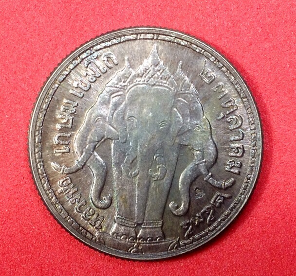 เหรียญ ร.5 (เนื้อเงิน) หลวงพ่อเกษม เขมโก ปี35 สวยมากๆ