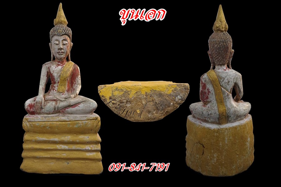 พระไม้แกะล้านนา สวยสมบูรณ์