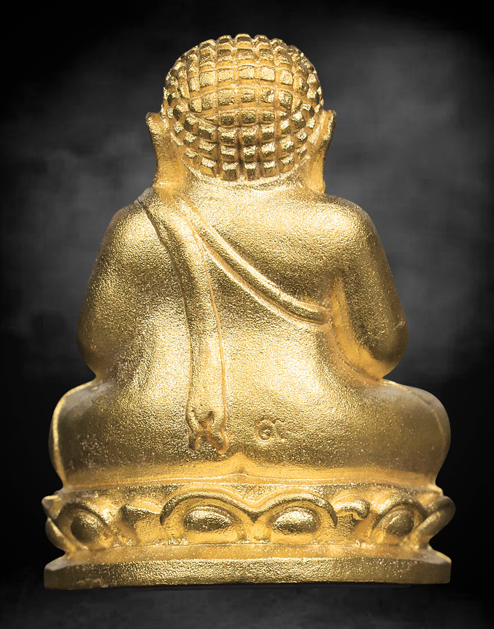 พระสังกัจจายน์หลวงปู่บัวเกตุ เนื้อทองคํา