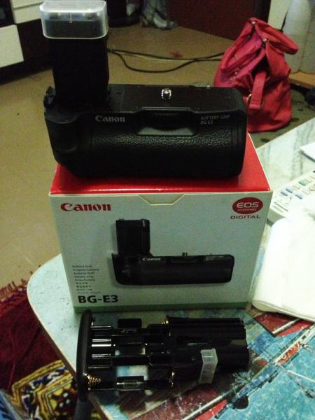 แบตเตอรรี่กริป BG E3 FOR CANON 400d , 350d แท้ศูนย์ครับ พี่น้อง