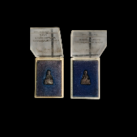 หล่อเล็ก เนื้อเงิน ล.พ่อเกษม บารมี81 ปี2535 มี2องค์