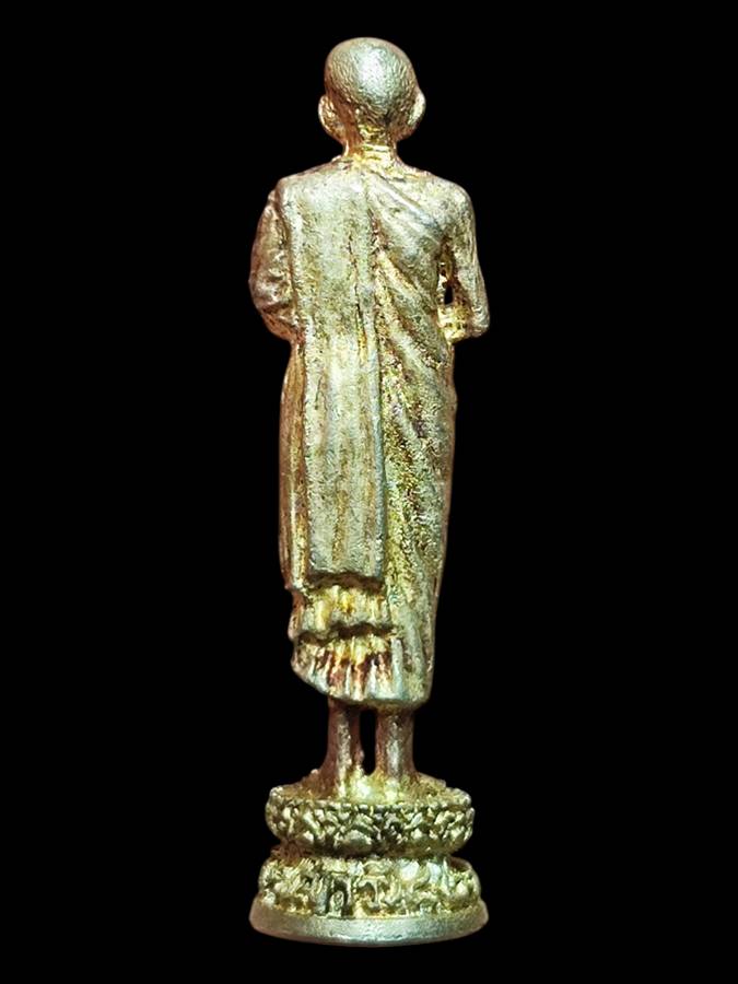 หลวงพ่อเกษม รูปหล่อยืนเนื้อเงิน ปี36