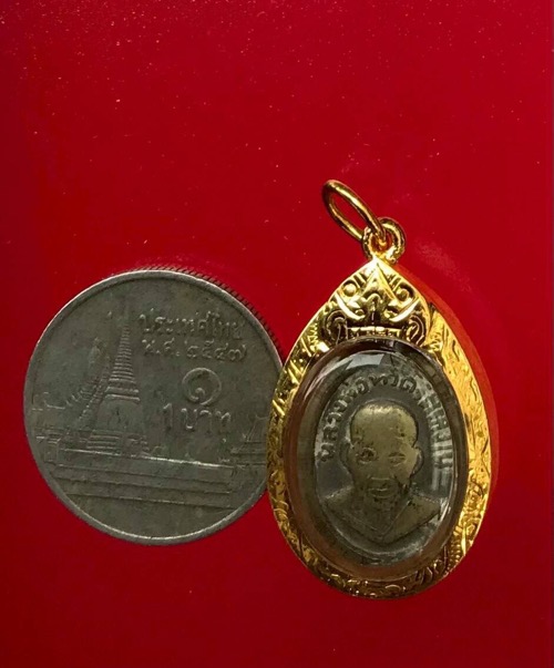 พระปู่ทวดเม็ดแตงปี08 พิมพ์ไม่มาลัย+บัตรฯ