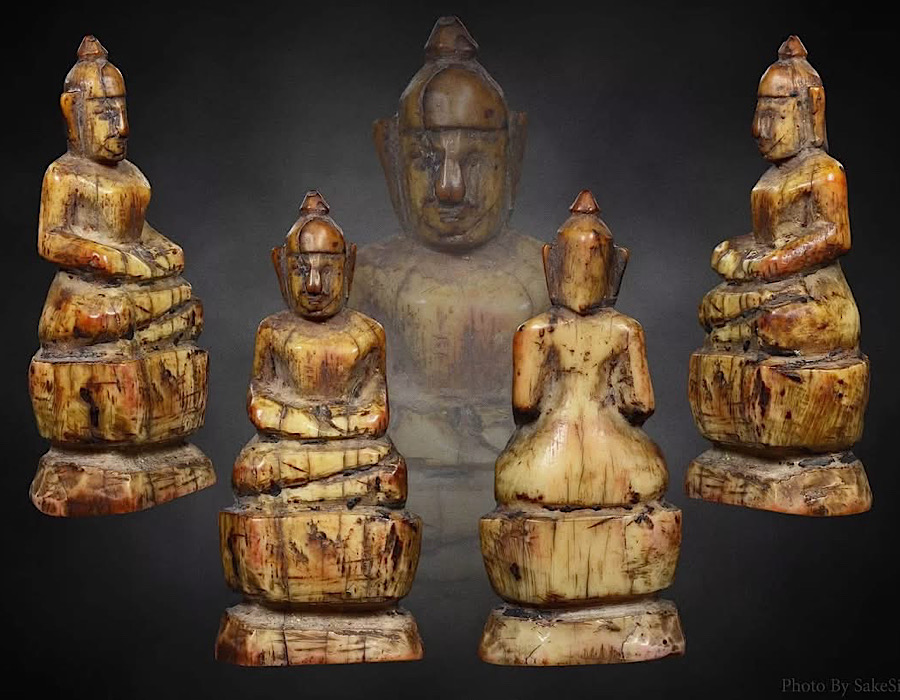 พระพุทธเนื้องาแกะ ศิลปะล้านนาเก่า 