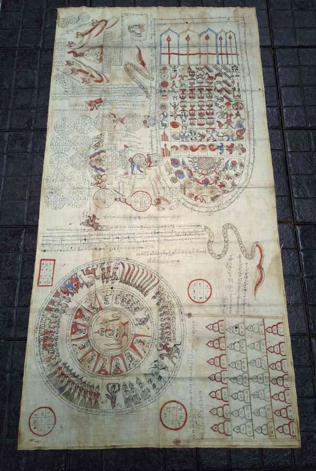 ผ้ายันต์โบราณ แชมป์ที่ 1