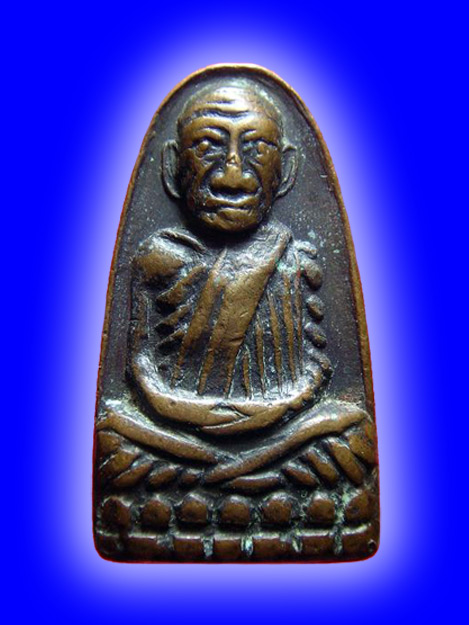 พระหลวงปู่ทวด วัดช้างให้ พิมพ์ก้ามปู ปี2508 เนื้อทองแดง (สภาพหิ้ง)