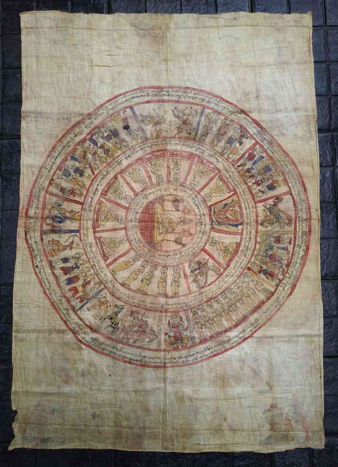 ผ้ายันต์สิหิงค์หลวงครูบานันตา ติดที่3