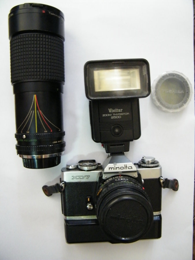 กล้องฟิล์ม+ชุดเลนส์ Minolta