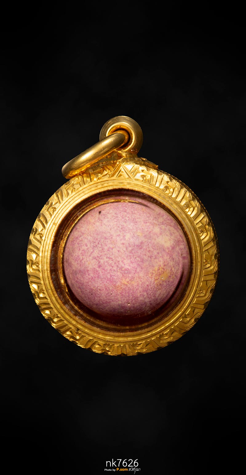 ลูกอมพระปลัดปาน เนื้อผง วัดตุ๊กตา จ. นครปฐม มาพร้อมเลี่อมทอง