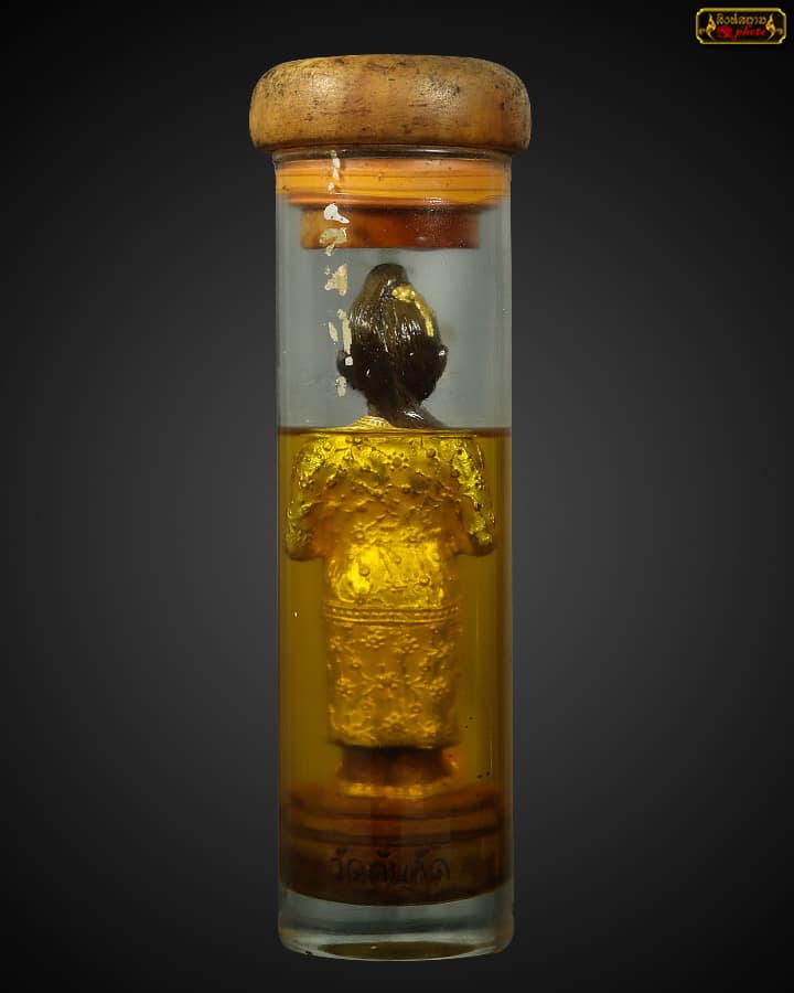 กุมารทองวัดคันลัด ในโหลแก้ว สูง 7.5 นิ้ว
