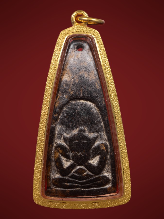 พระอสุรินทระราหู กะลาแกะเก่า