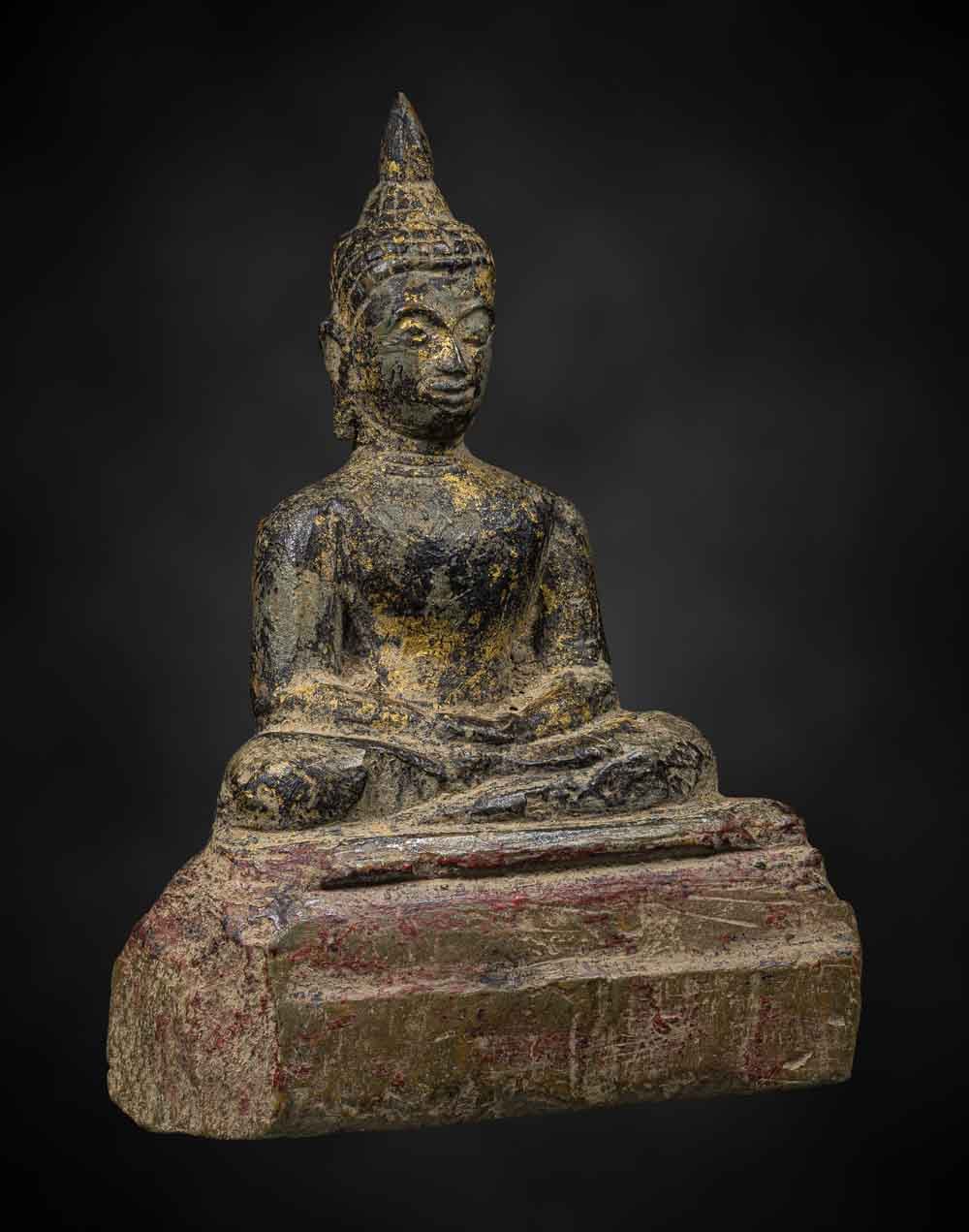 พระบูชาสุโขทัยหินแกะโบราณ