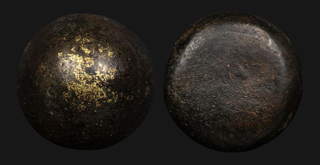 เม็ดกระดุมเมฆสิทธิ์หัวแหวนโบราณ