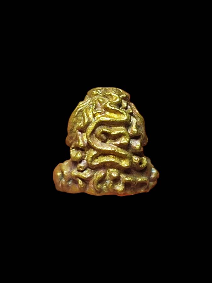 พระปิดตาโชคดี เนื้อทองจังโก(3)