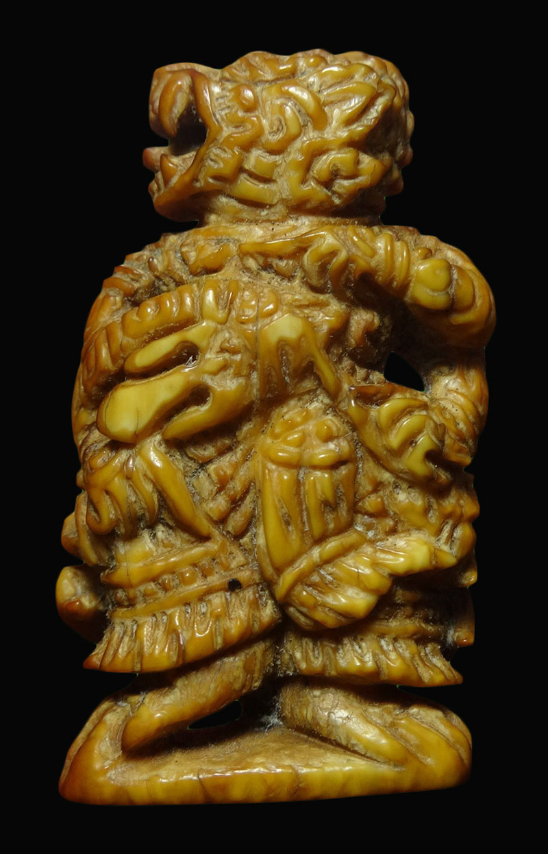 หนุมาน 4 กร งาแกะ ศิลปชั้นครู