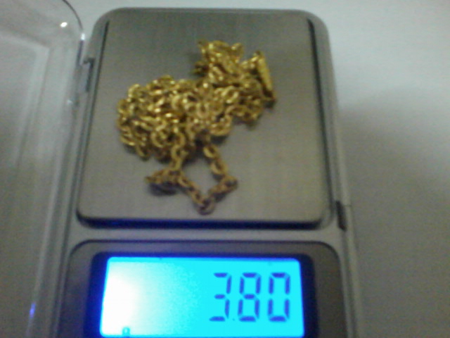 สร้อยคอ 1สลึง ทอง 96.5 % นน.3.8 g ขายเคาะเดียว 4700 -