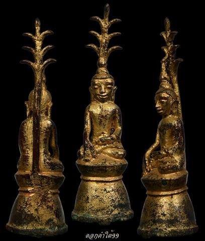  พระพุทธรูปพม่าศิลปยุคชานเนื้อสำริด