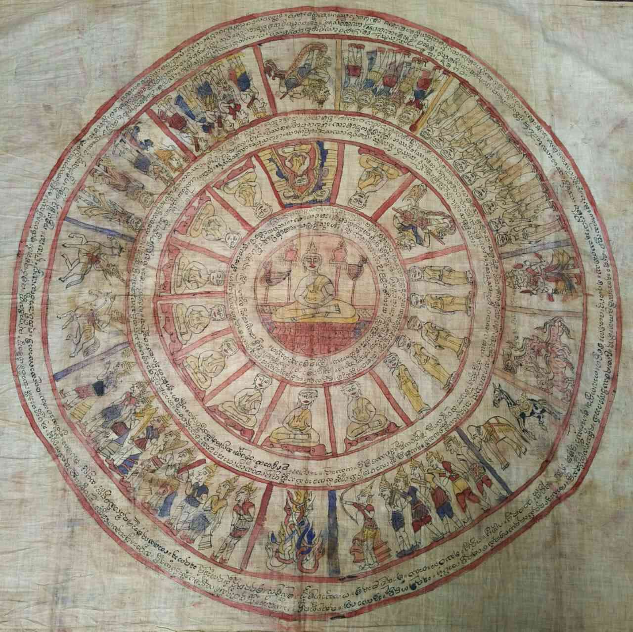 ผ้ายันต์สิหิงค์หลวงครูบานันตา ติดที่3