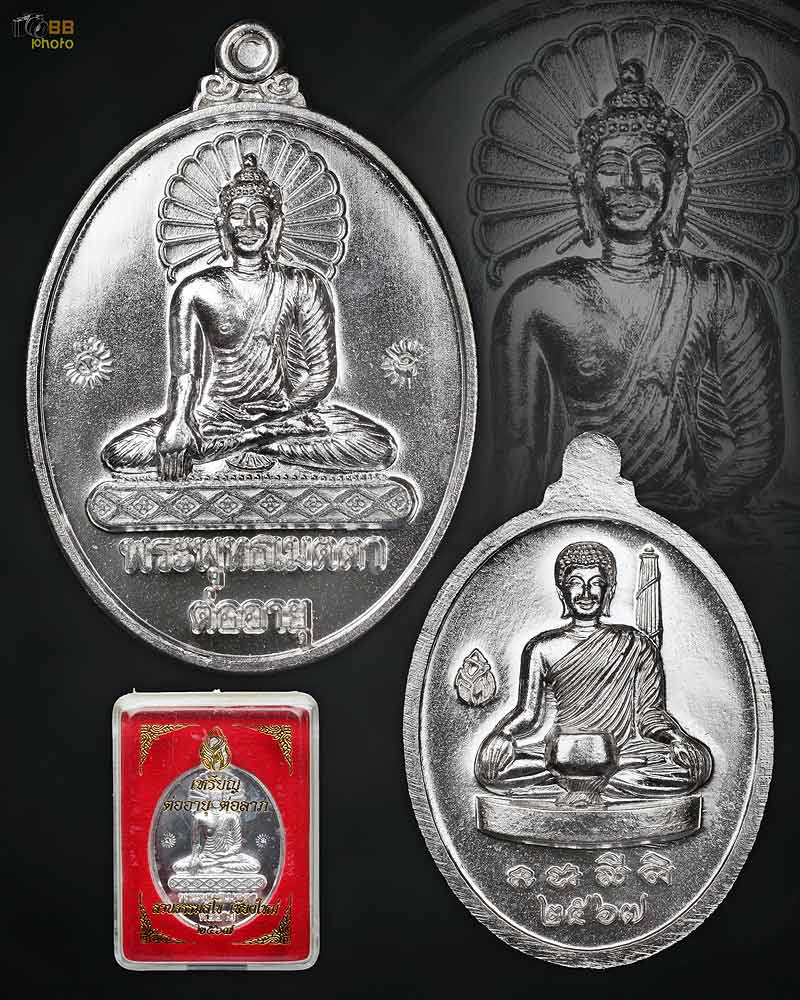 เหรียญพุทธเมตตา ต่ออายุ สวนธรรมสุโข 67