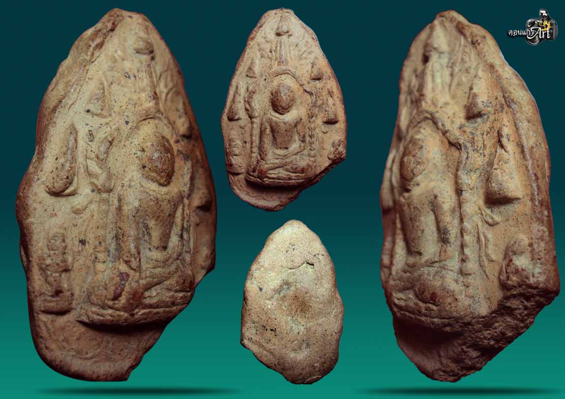 พระสามหอมกรุดอยคำ เนื้อจัดดูง่ายสบายตา