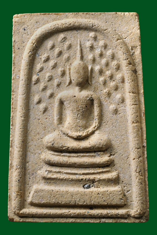 สมเด็จรุ่นแรกครูบาขันแก้วฝังพลอยเกศาสวยๆ